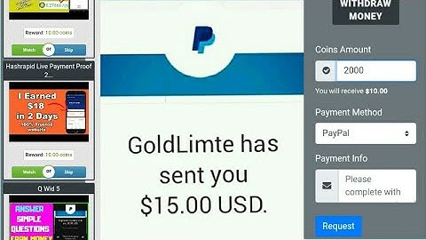 Kiếm Tiền Paypal Web Xem Video Đăng Kí Nhận 0.1$ Min Rút 10$ Cực Mới | kiếm tiền online