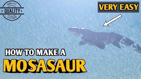 Mosasaurus Tutorial | Plane crazy