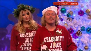 Celebrity Juice Text Santa Xmas Carols