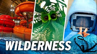 America's LARGEST Water Park Resort! Wilderness - All Slides 2023
