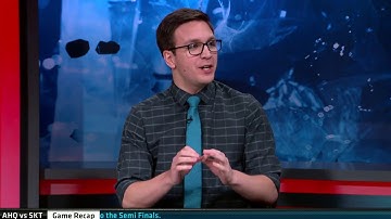 SK Telecom T1 vs AHQ Game 2 post-match analyst desk | Quarter Finals S5 LoL Worlds