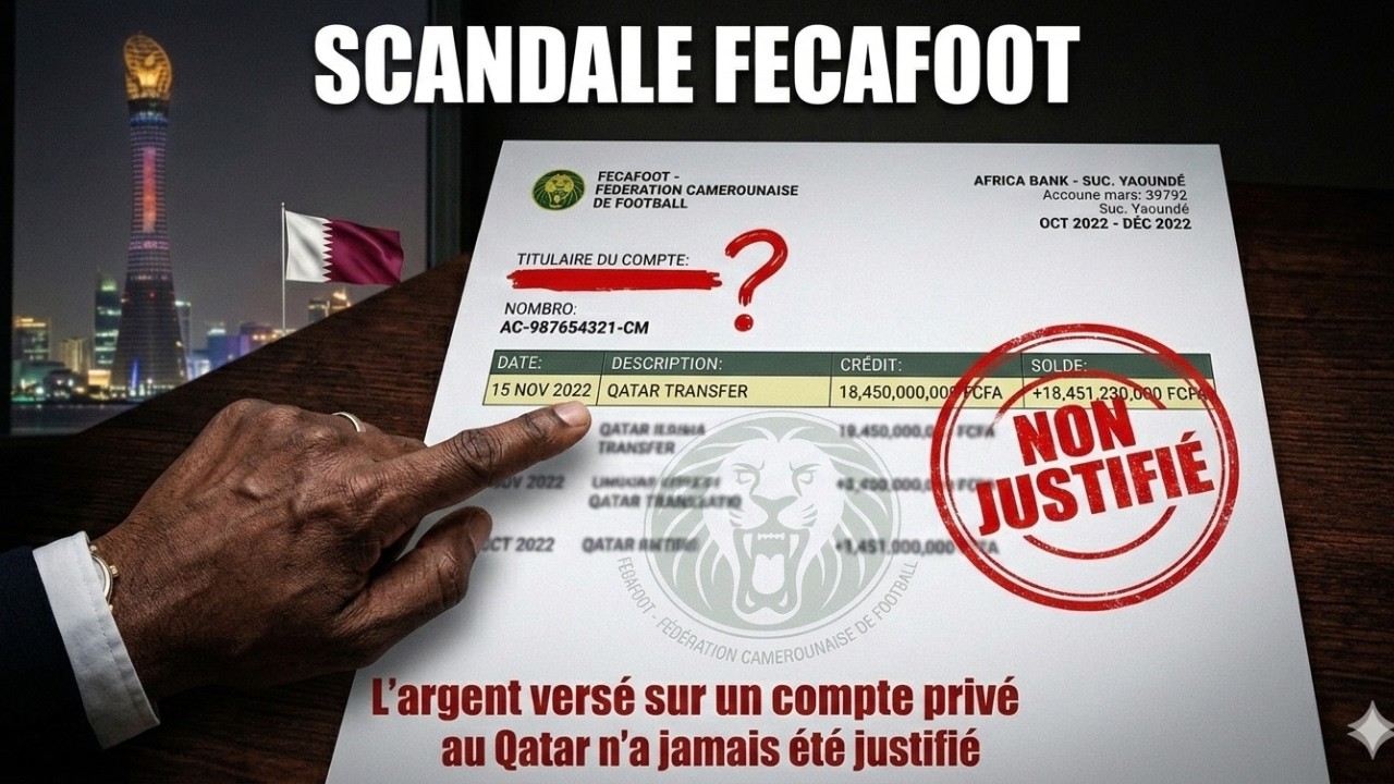 Où est passé l'argent de la FECAFOOT ? CFOOT dénonce un transfert opaque sur un compte personnel