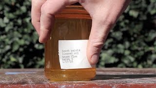 Making linseed oil; a process