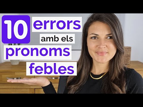 Vídeo: Per + exercicis de pronoms reflexius?