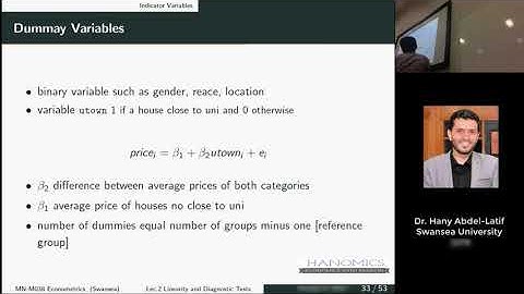 Econometrics - Dummy Variables