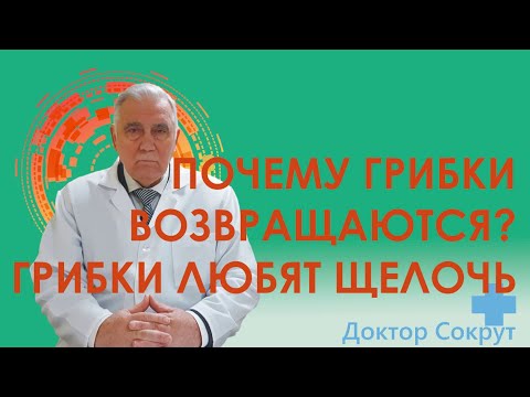 Почему грибки возвращаются. Грибки любят щелочь