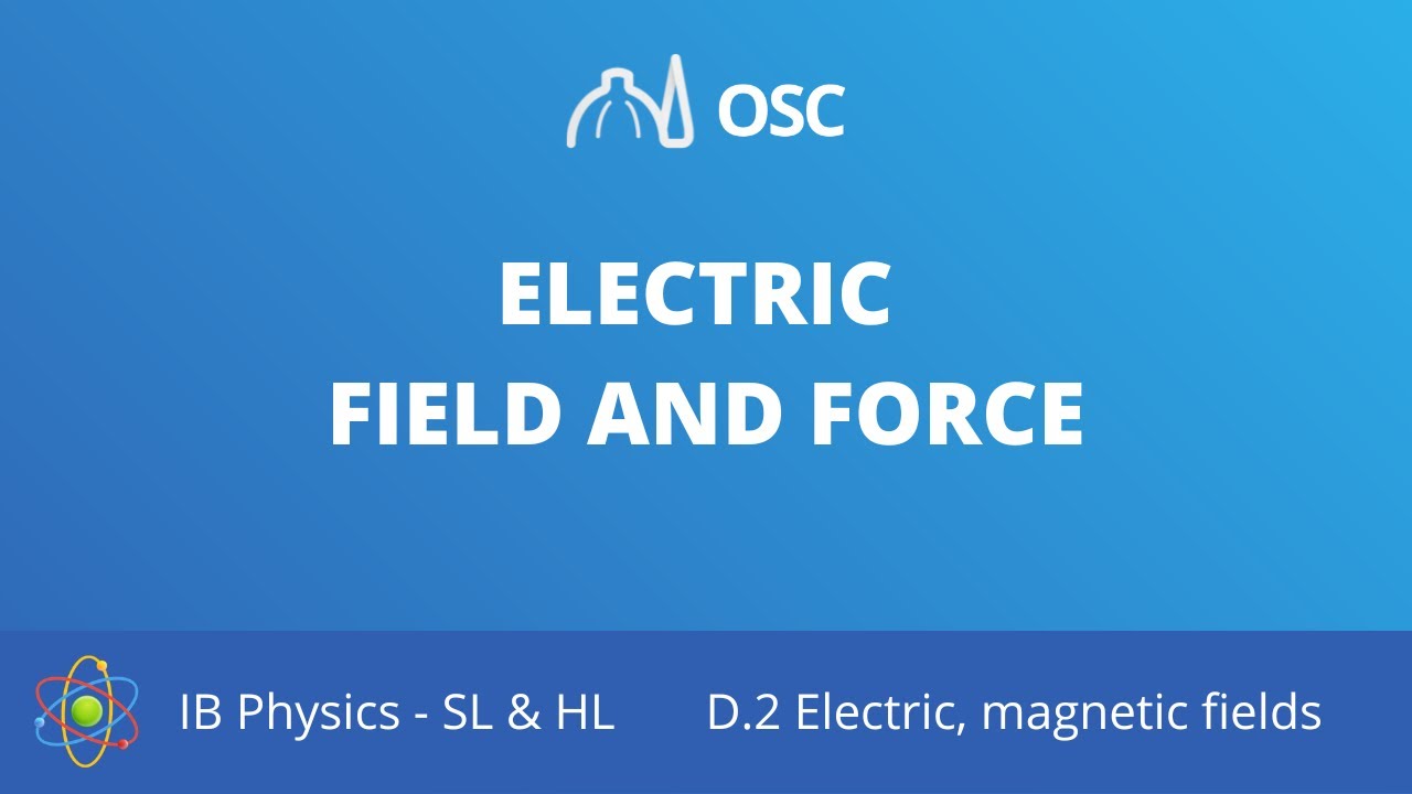 ⁣Electric fields and force [IB Physics SL/HL]