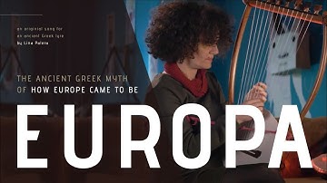 Ancient Lyre - EUROPA by Lina Palera on a LUTHIEROS custom lyre