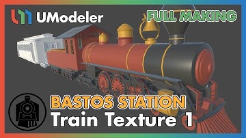 3D Modeling in Unity- Full Making Video of Texturing the train in Bastos Station with UModeler (1/2)