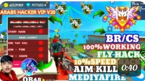 ARABS HACKERS VIP V20 | OB48 FF HACK | FREE FIRE MOD MENU | ARABS VIP HACK | FF HACK