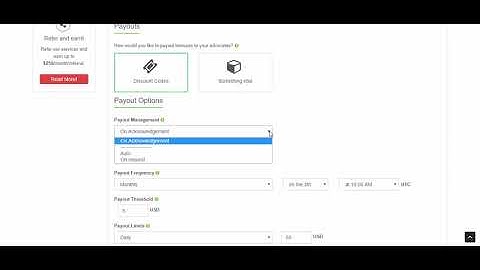 General configuration of the 360º Referral Program Suite app