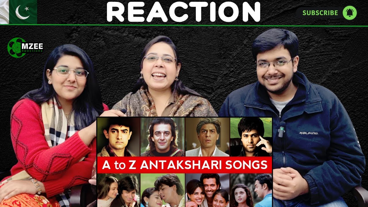A to Z Antakshari Songs 🎶 | Reaction!
