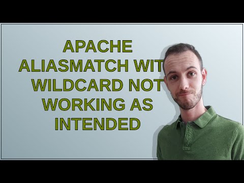 Apache AliasMatch with Wildcard Not Working As Intended