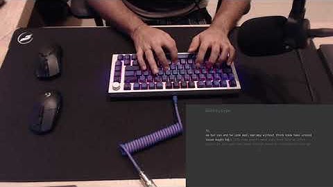 Glorious GMMK Pro - Neon build Typing Test