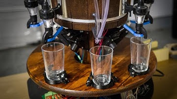 Building a Robotic Bartender - Part 6: Drive Motor and Cupholders