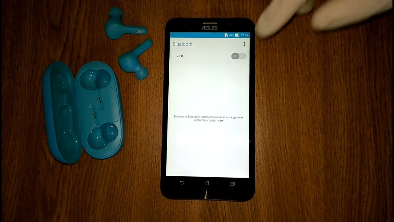 Сопряжение с новым устройством. TWS JVC HA-A7T-AN