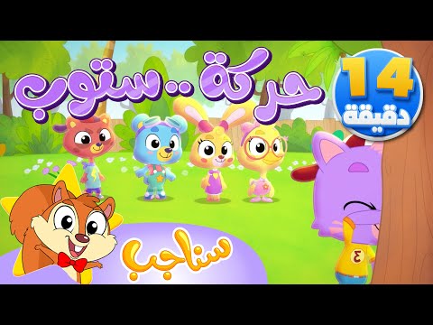   مرح سناجب أغنية حركة ستوب ومجموعة واغاني الاطفال