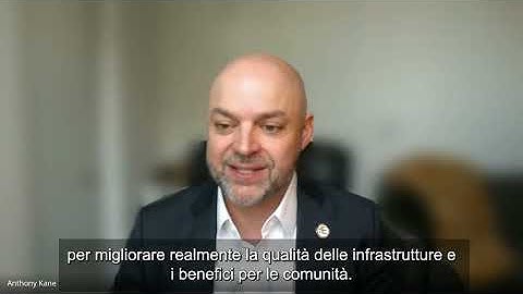 Intervista ad Anthony Kane, President & CEO di ISI – Institute for Sustainable Infrastructure