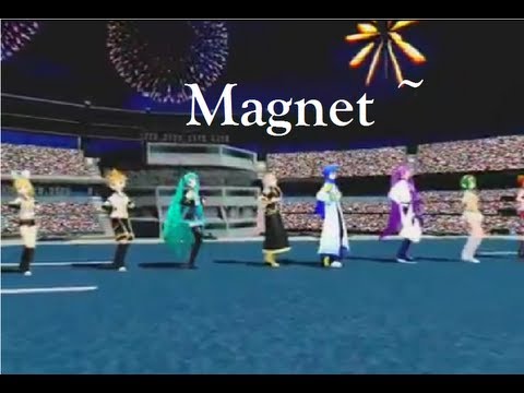 [MMD] *Magnet* 8 Vocaloids Chorus [Miku,Luka,Rin,Len,Gumi,Meiko,Gakupo,Kaito]