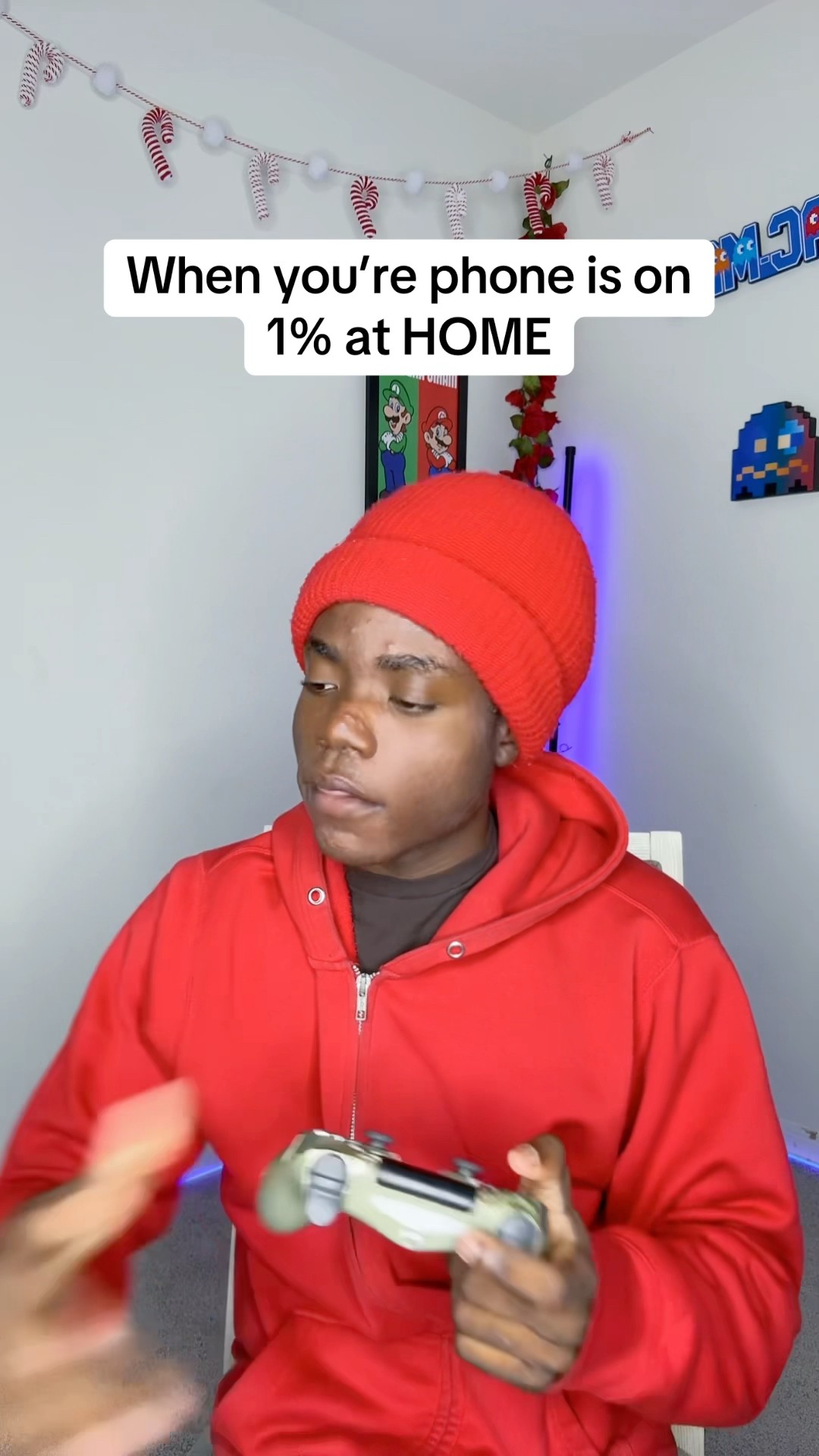 When your phone is on 1% ?
