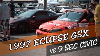 Eclipse GSX vs 9 Second Civic