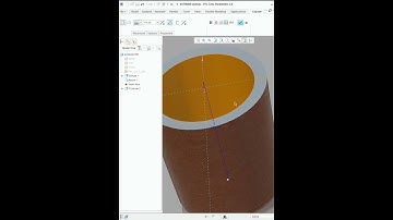 Creo Part Modeling II Extrude Cut II Extrude Remove Materials.......#engineering #design