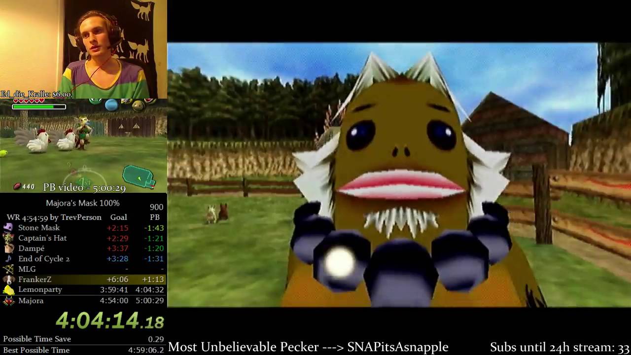 Amazing dog RNG kills the run (Majora's Mask speedrunning) - YouTube