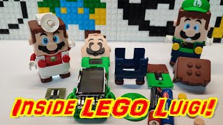 LEGO Mario 2023 Whats inside LEGO Luigi With Dr. Mario and creepy Luigi low battery! HD