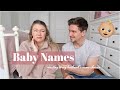 REACTING TO BABY NAMES MY HUSBAND LOVES!