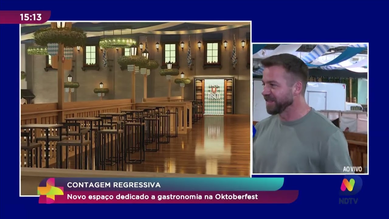 Contagem regressiva: novo espaço dedicado a gastronomia na Oktoberfest