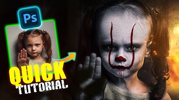 Turn Yourself To Pennywise!! In Photoshop Tutorial By Neazy Khan