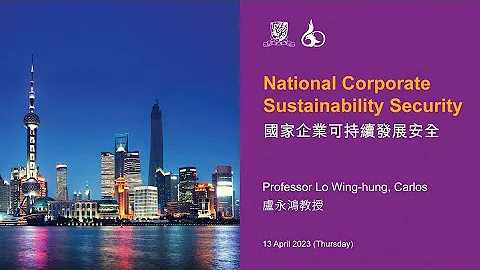 “国家企业可持续发展安全”讲座 | Lecture on “National Corporate Sustainability Security” - 天天要闻