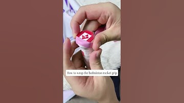 How to wrap the badminton racket grip#badminton #badmintonracket