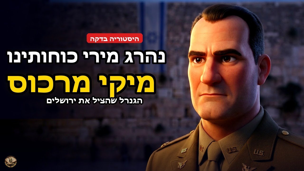 מיקי מרכוס - האמריקאי שהפך לגנרל הראשון של ישראל ונהרג מירי כוחותינו