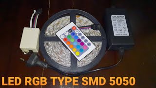 UNBOXING LAMPU SELANG WARNA WARNI 7 WARNA PANJANG 10 METER edit