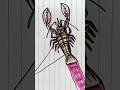Cara menggambar layangan udang #layangan