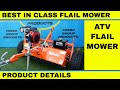 ATV quad flail mower - Quad Mower - Heavy Duty ATV Flail Mower