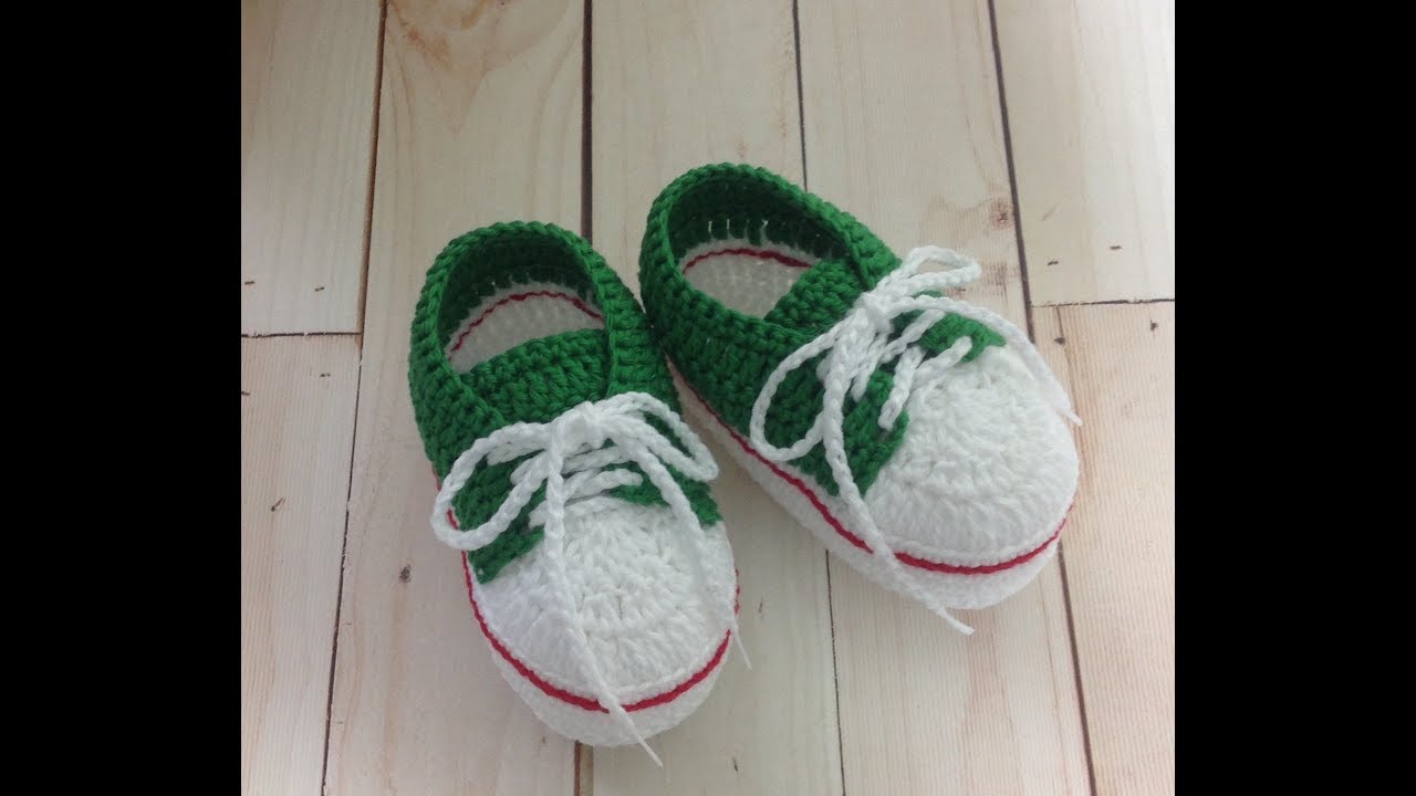 tenis all star em croche para bebe passo a passo