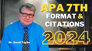 APA 7th Edition Format & Citations (Word) -- 2023