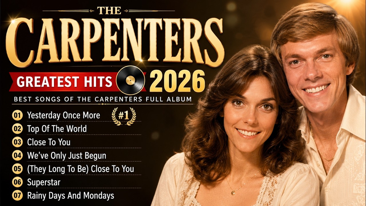 The Carpenters Greatest Hits 2026 💿 Best Songs Of The Carpenters