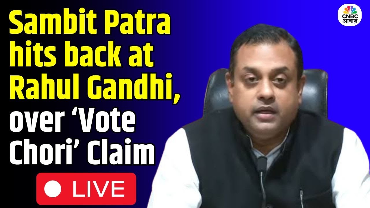 Sambit LIVE: BJP Spokesperson Dr. Sambit Patra hits back at Rahul Gandhi ...