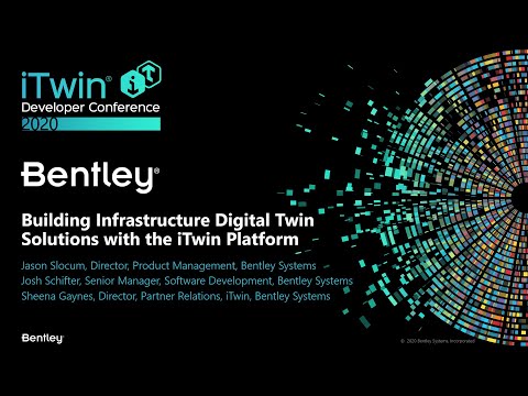 Building Infrastructure Digital Twin Solutions with the iTwin Platform