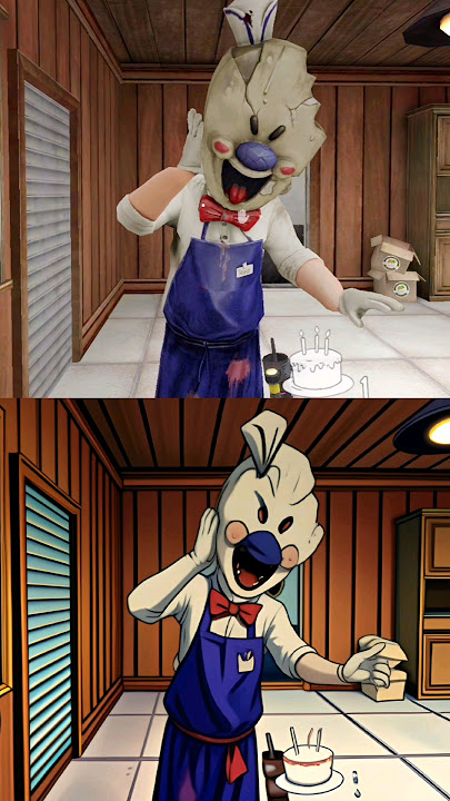 Original Ice Scream 8 Rod vs Anime Ice Scream 8 Rod #icescream8 #icescream8anime #vividplays