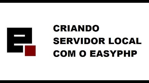 Como instalar servidor local WAMP - EasyPHP