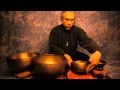 Meditationroot chakra with tibetan singing bowls
