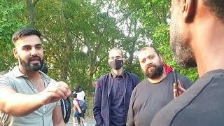 Brother Osama and Mansor Debunking Christian and Atheist || Speakers Corner