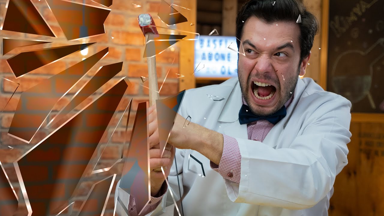 Filmlerde Gördüğümüz Kırılan ama Kesmeyen Camlardan Yaptım!