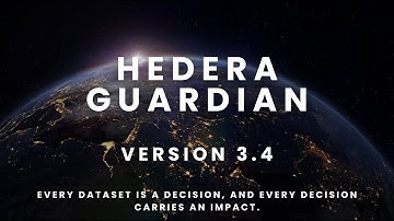Hedera Guardian 3.4 Release: Systems of Trust for Digital Sustainability