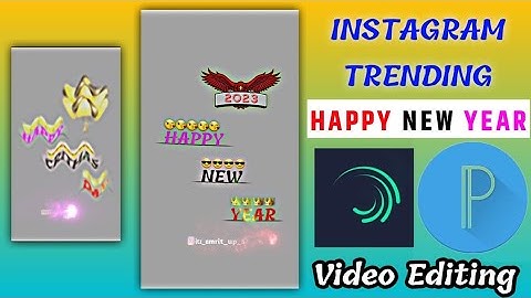 Instagram Trending Attitude Reels Video Editing, Happy New Year 2023