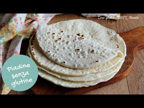 Piadine senza glutine - Ricetta facile e veloce